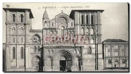 Cartes postales Bordeaux L'Eglise Sainte Croix