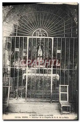 Cartes postales Vesoul Interieur De La Chapelle De ND de la Motte