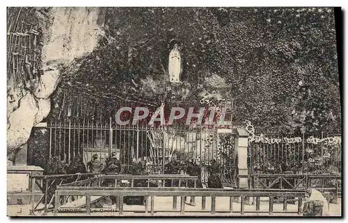 Cartes postales Lourdes la grotte