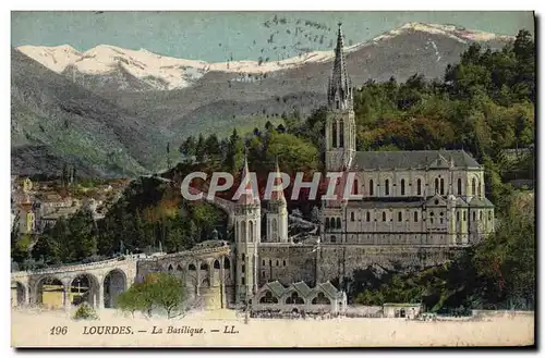 Cartes postales Lourdes La Basilique