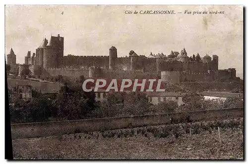 Cartes postales Carcassonne Vue Prise Au Nord Est