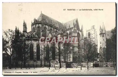 Cartes postales Nantes La Cathedrale