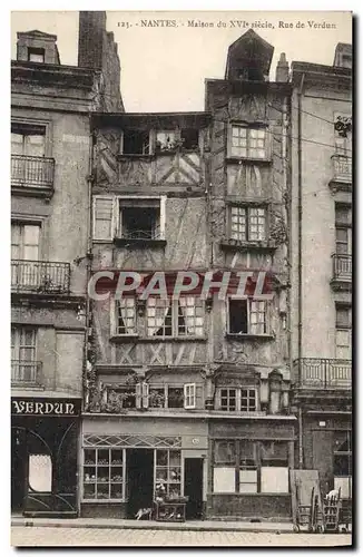 Cartes postales Nantes Maison Rue De Verdun