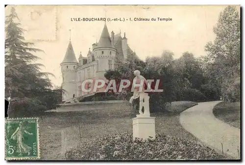 Cartes postales L&#39Ile Bourchard Chateau Du Temple