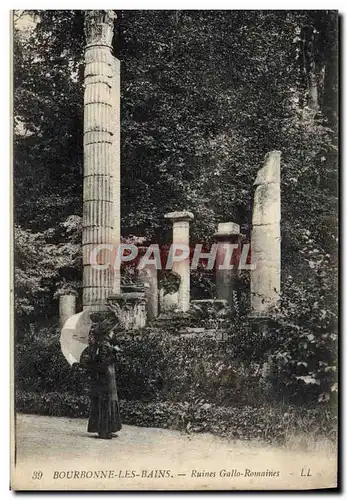 Ansichtskarte AK Bourbonne Les Bains Ruines Gallo Romaines