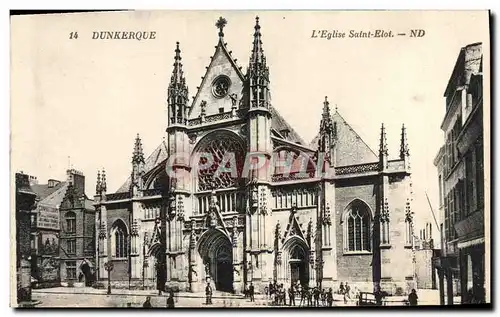 Cartes postales Dunkerque L'Eglise Saint Eloi