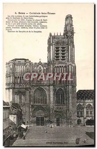 Cartes postales Sens Cathedrale Saint Etieune