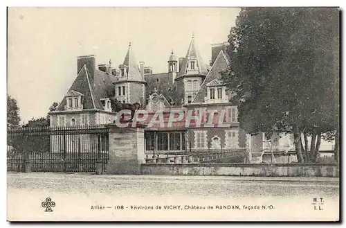 Cartes postales Allier Environs De Vichy Chateau De Randan