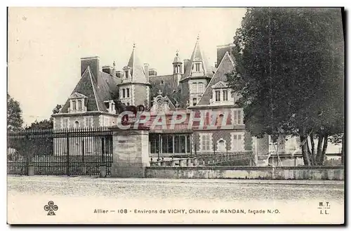 Cartes postales Allier Environs De Vichy Chateau De Randan