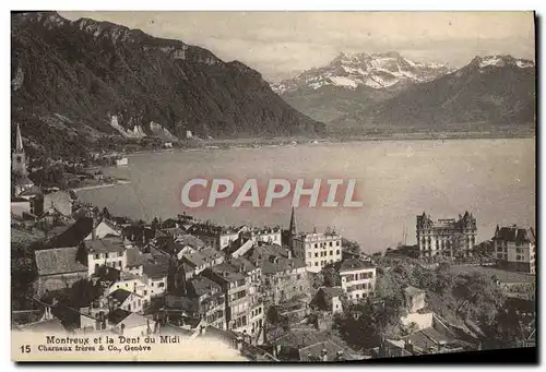 Cartes postales Monfreux Et La Dent Du Midi