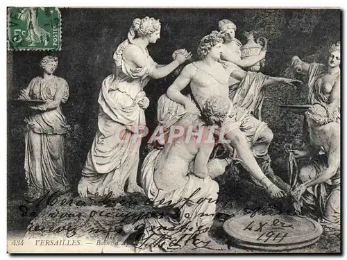 Cartes postales Versailles Bains d'Apollon