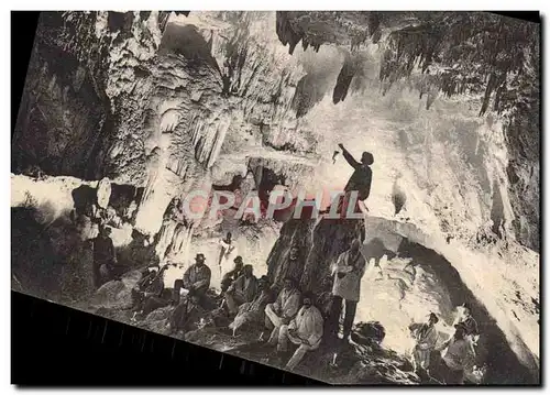 Ansichtskarte AK Grottes De La Balme Salle Des Moines H Bonhomme concessionnaire des grottes