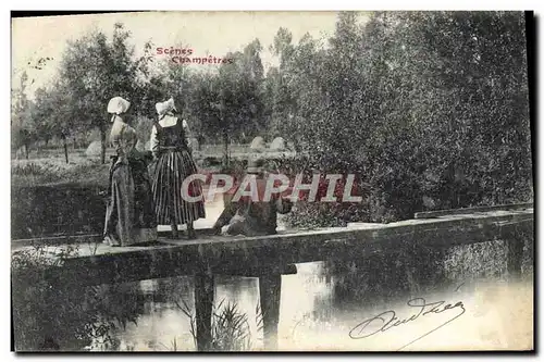 Cartes postales Scenes Champetres Folklore