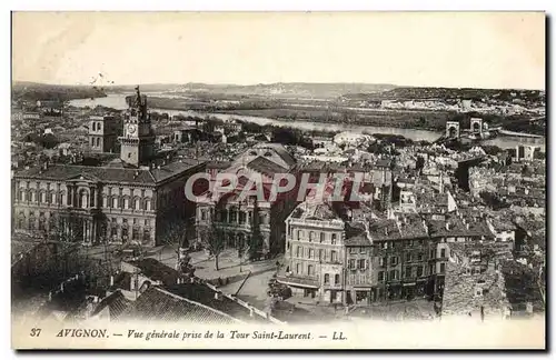 Cartes postales Avignon Vue Generale Prise De La Tour Saint Laurent