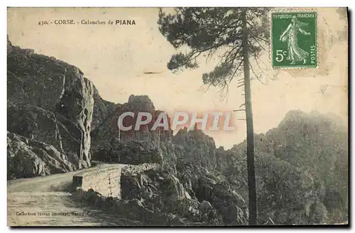 Cartes postales Corse Calanches De Piana