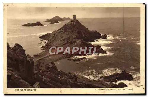 Cartes postales Corse Ajaccio Iles Sanguinaires