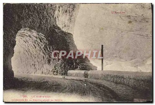 Ansichtskarte AK Le Mas D&#39Azil Grotte Interieur de la grotte avant la sortie