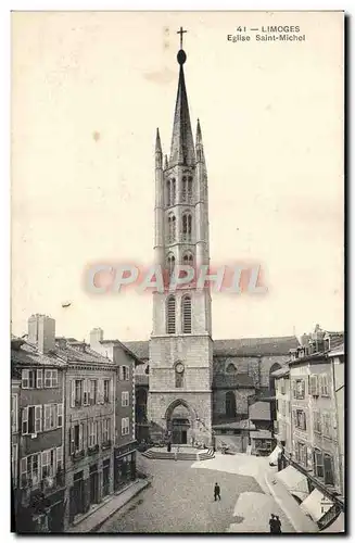 Cartes postales Limoges Eglise Saint Michel