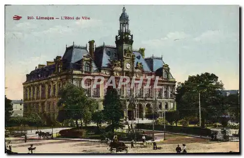 Cartes postales Limoges L&#39Hotel De Ville