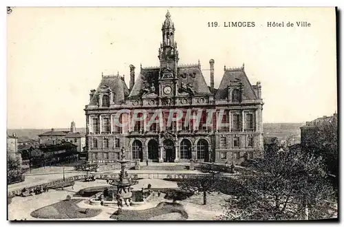 Cartes postales Limoges Hotel De Ville