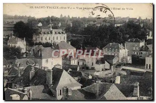 Cartes postales Saint Yrieix Vue Panoramauique Vue I'Hotel De Ville