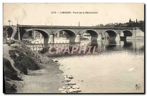 Cartes postales Limoges Pont De La Revolution