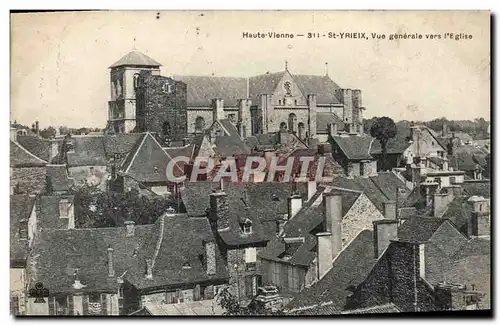 Cartes postales St Yrieix Vue Generale Vue generale vers l&#39eglise