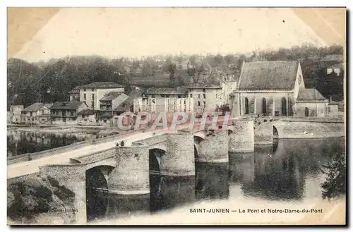 Cartes postales Saint Junien Le Pont Et Notre Dame Du Pont