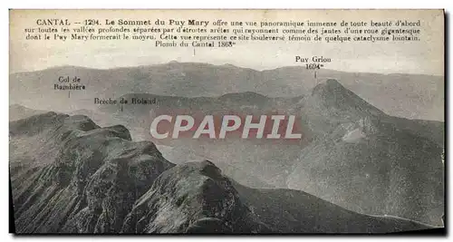 Ansichtskarte AK Le Sommet Du Puy Mary