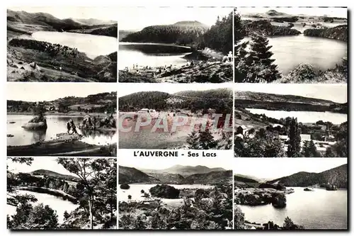 Cartes postales moderne L&#39Auvergne Ses Lacs Guery Serviere Pavin La Cassiere Chambon Aydat Gour de Tazenat Lac Chambo