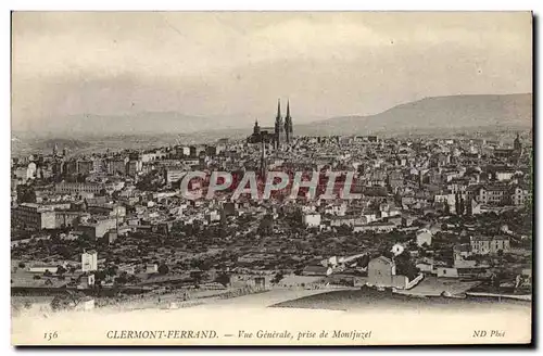 Cartes postales Clermont Ferrand Vue Generale Prise De Montjuzet