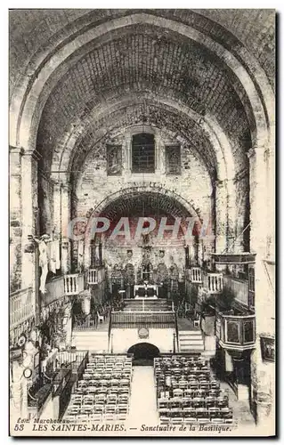 Cartes postales Les Saintes Maries Sanctuaire De La Basilique