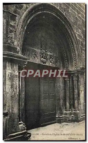 Cartes postales Salon Portail De I&#39Eglise St Michel