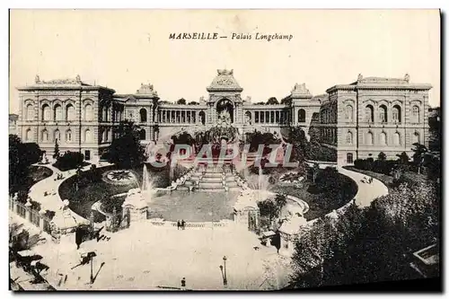 Cartes postales Marseille Palais Longchamp