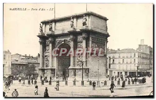 Cartes postales Marseille Porte D&#39Aix