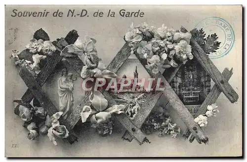 Cartes postales Souvenir De ND de La Garde