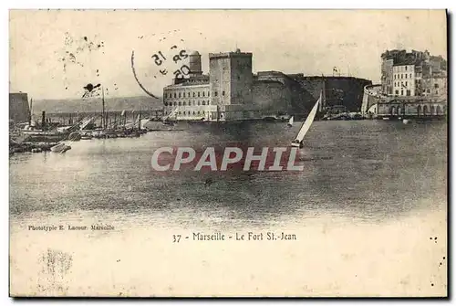 Cartes postales Marseille Le Fort St Jean