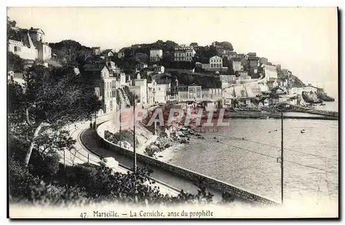 Ansichtskarte AK Marseille La Corniche Anse Du Prophete