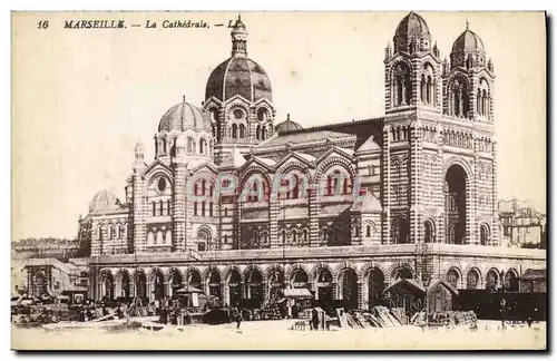 Cartes postales Marseille La Cathedrale