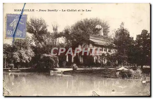 Ansichtskarte AK Marseille Parc Borely Le Chalet Et Le Lac