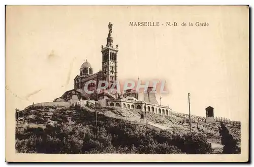 Cartes postales Marseille N D de la Garde