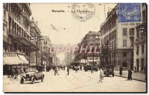 Cartes postales Marseille La Canebiere