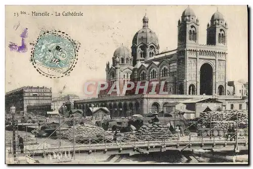 Cartes postales Marseille La Cathedrale