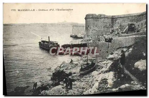 Cartes postales Marseille Chateau d&#39If l&#39Embarcadere