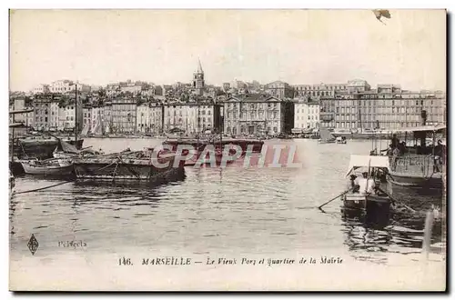 Cartes postales Marseille Le Vieux Port et quartier de la Maturite