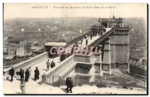 Cartes postales Marseille Passerelle des Ascesure de Notre Dame de la Garde