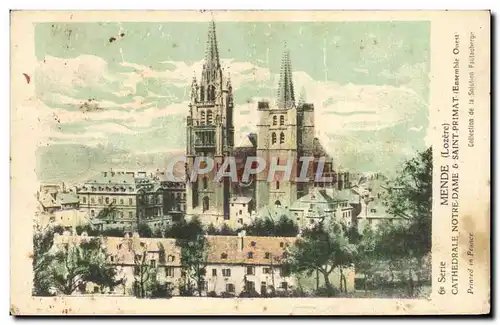 Cartes postales Mende Cathedrale Notre Dame Saint Primat