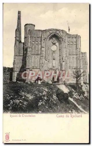 Cartes postales Ruines de Tranchelion Camp du Ruchard