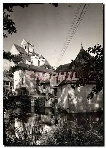 Cartes postales moderne La Roche Posay Les Bains L&#39Eglise Vieux Moulin sur la Creuse