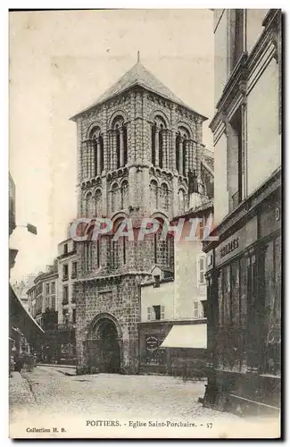 Ansichtskarte AK Poitiers Eglise Saint Porchaire